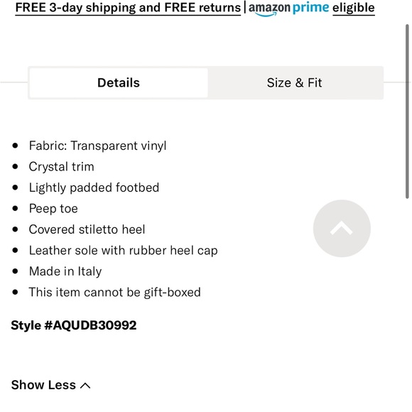 Aquazzura
85mm Ray of Light Plexi Crystal Sling Sandals - Picture 4 of 12